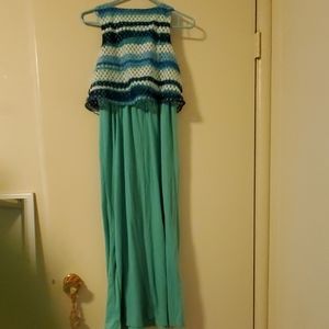 Turquoise dress